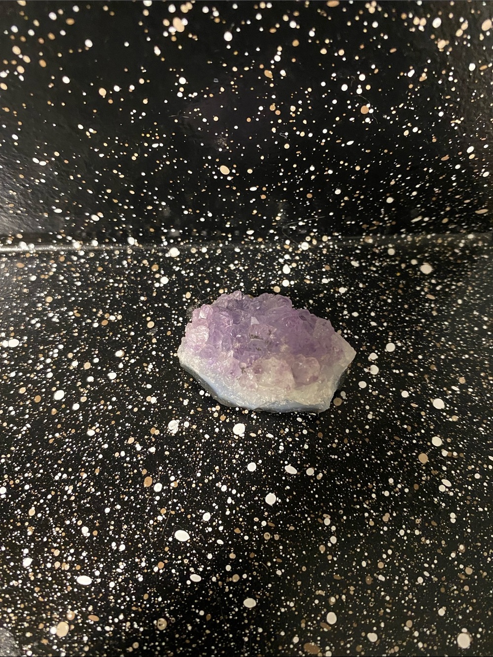 Amethyst Crystal Cluster - Natural Purple Geode Accent
